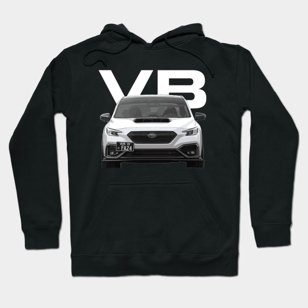 subie VB WRX S4 rally white tuned cobb scoob scoop turbo Hoodie by cowtown_cowboy